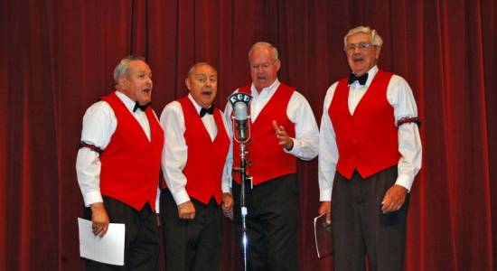 Post - Crimson Crooners - RG Productions 1940's Radio Review - Crimson Crooners