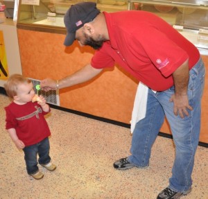 The Ice Cream Man at Kaleidoscoops