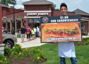Dollar Subs at Jimmy Johns