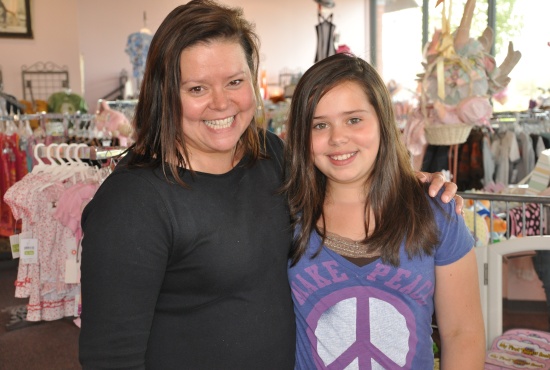 Mother and Daughter at Amazing Gracies in South Barrington