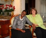 First Lady of Uganda, Janet Museveni visits the Home of Barrington Resident Vicky Wauterlek