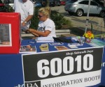 Sidewalk Days Booth