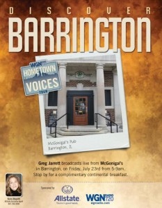 WGN Hometown Voices WGN Radio Live Broadcast in Barrington