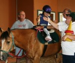 Danielle Rides Cocoa Riding at Walk On Farm