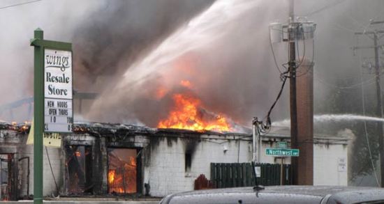 WINGS Resale Store Destroyed by Fire Rebuilding WINGS