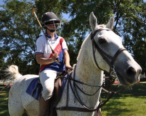 Megan West of the Barrington Hills Polo Club