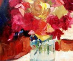Artist Thia Malenchik at Barrington Gourmet Grill