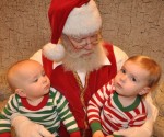 Christmas Eve Santa Visit Kids Visit Santa