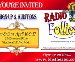 Community Follies Auditions in Barrington, Illinois