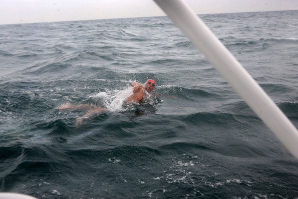 Doug McConnell Swimming Channel Doug McConnell Swimming the English Channel