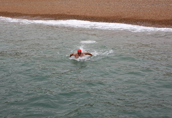 McConnell Butterfly Strokes Doug McConnell Swims Butterfly in the English Channel
