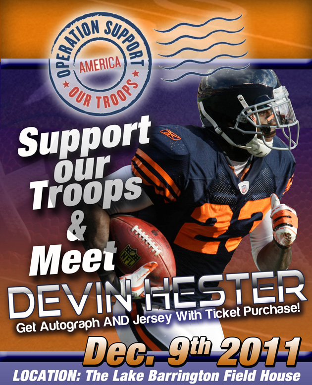 Devin Hester Visits Lake Barrington