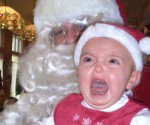 Egg Harbor Santa Photo "Santa Terror at Egg Harbor Cafe" - Courtesy of Laura Fishman