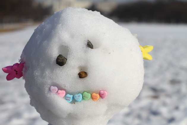 Post - Snowman Candy Head