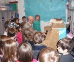 Dr. Tom Leonard Playing Piano for Students - Courtesy of Barrington Community School District 220