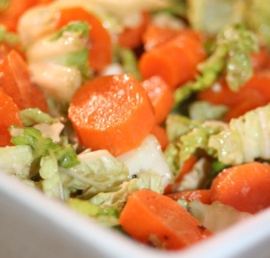 319. 12 Days of Recipes, Day 3: Carrot & Napa Cabbage Salad - 365Barrington