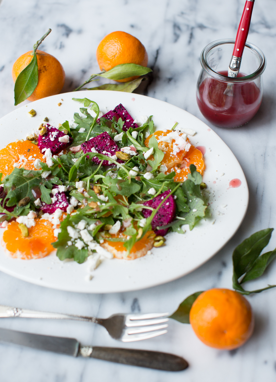 Heinen's 4PM Panic: Satsuma Orange and Dragon Fruit Salad with Crumbled ...