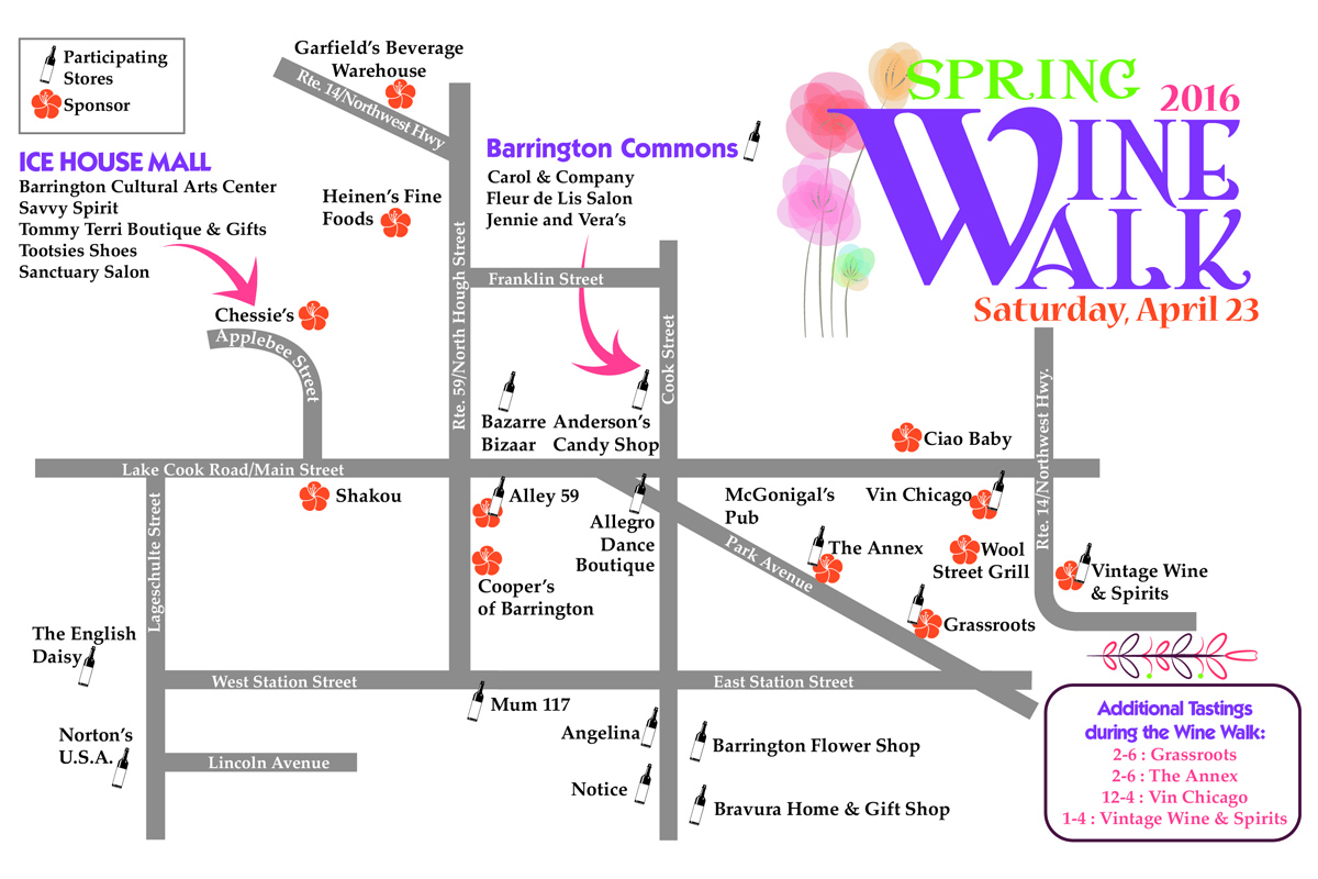 Spring into Summer at the Village of Barrington's Spring Wine Walk